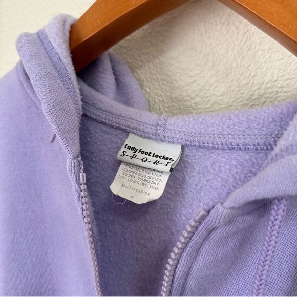 Bundle Lady Foot Locker Sport Purple Hoodie and Sweatpants Set Women’s Size S/M - Picture 4 of 8